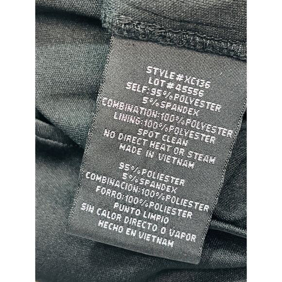 X BY XSCAPE 16 2x plus black beaded knee length capelet dress NWT B32 - Picture 9 of 10